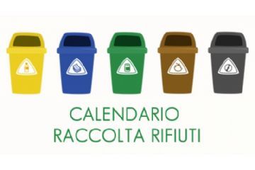 Calendario raccolta rifiuti 2026